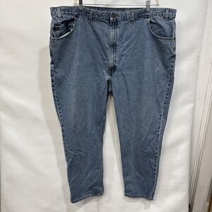 Vintage Levi's 545 Men's Loose Fit Blue Jeans Zip Fly Meas. 52x30